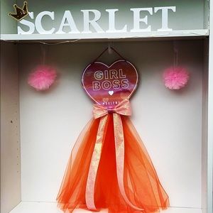 Handmade hair bow holder